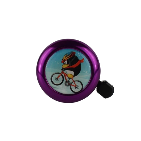 Dzwonek rowerowy dziecięcy fioletowy