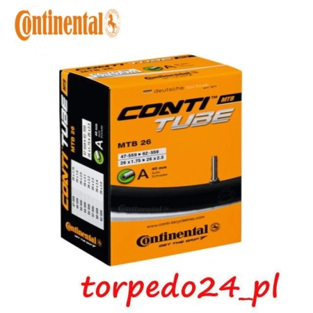 DĘTKA CONTINENTAL 26x1,75/ 2,50 AV 40mm gwint BOX